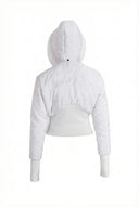 Ice Cinch Jacket - Waterproof + Cinched Waist in White