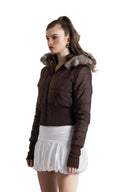Ice Cinch Jacket - Waterproof + Cinched Waist Brown