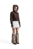 Ice Cinch Jacket - Waterproof + Cinched Waist Brown