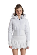 Ice Cinch Jacket - Waterproof + Cinched Waist in White