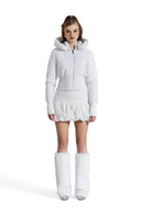Ice Cinch Jacket - Waterproof + Cinched Waist in White