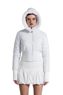 Ice Cinch Jacket - Waterproof + Cinched Waist in White