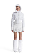 Ice Cinch Jacket - Waterproof + Cinched Waist in White