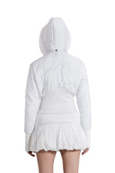 Ice Cinch Jacket - Waterproof + Cinched Waist in White